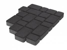  Тротуарная плитка Stellard Старый город 60 мм Черный: внешний вид