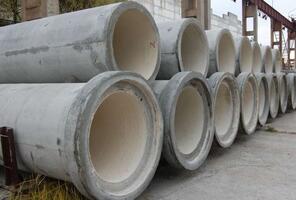 Трубы железобетонные: внешний вид